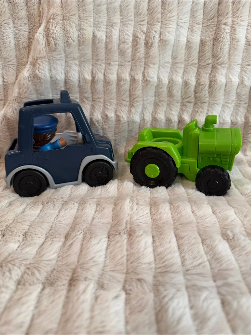 Little People Tractor and Police Car